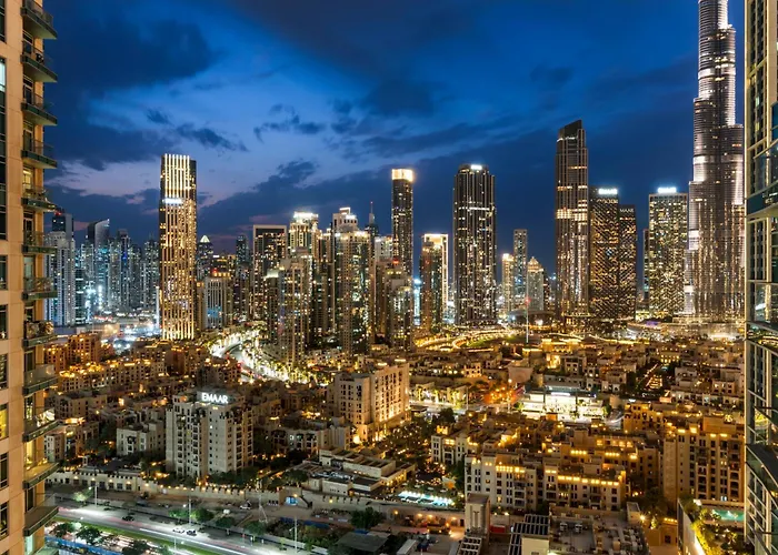 Stylish 1 Bedroom - Burj Khalifa View- 5Mn Walk To Dubai Mall-Apartment In Burj Views Tower