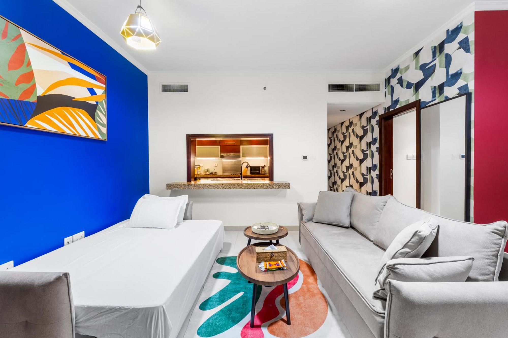 Stylish 1 Bedroom - Burj Khalifa View- 5Mn Walk To Dubai Mall-Apartment In Burj Views Tower