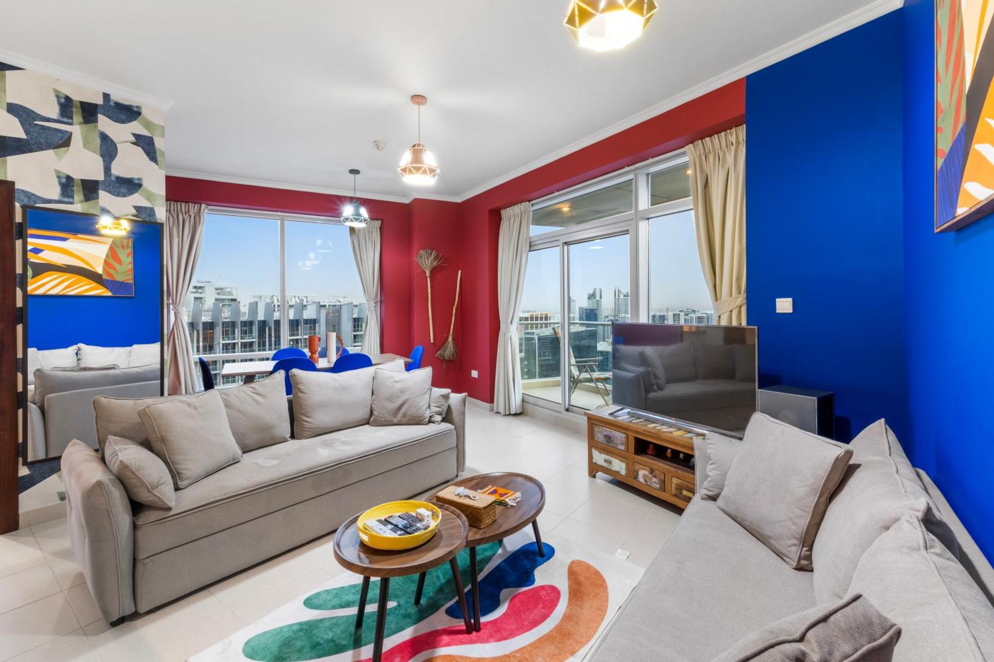 Apartment Stylish 1 Bedroom - Burj Khalifa View- 5Mn Walk To Dubai Mall-Apartment In Burj Views Tower Dubai